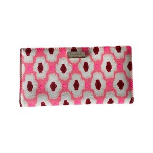Super cute Kate Spade Pink Ikat Stacey wallet excellent condition